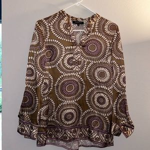 Lafayette 148 silk blouse